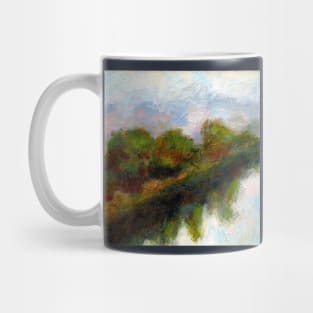 Reflected Trees Landscape Art Mug